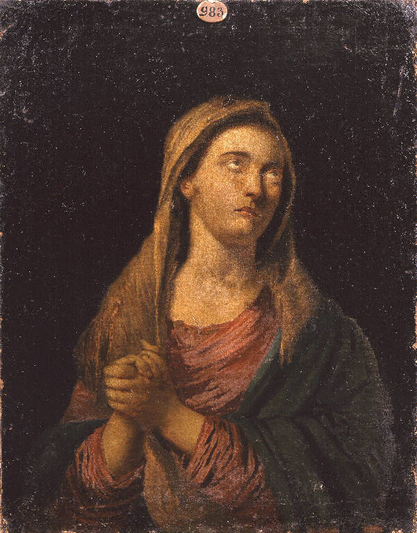 Madonna addolorata (dipinto) - ambito bolognese (sec. XVII)