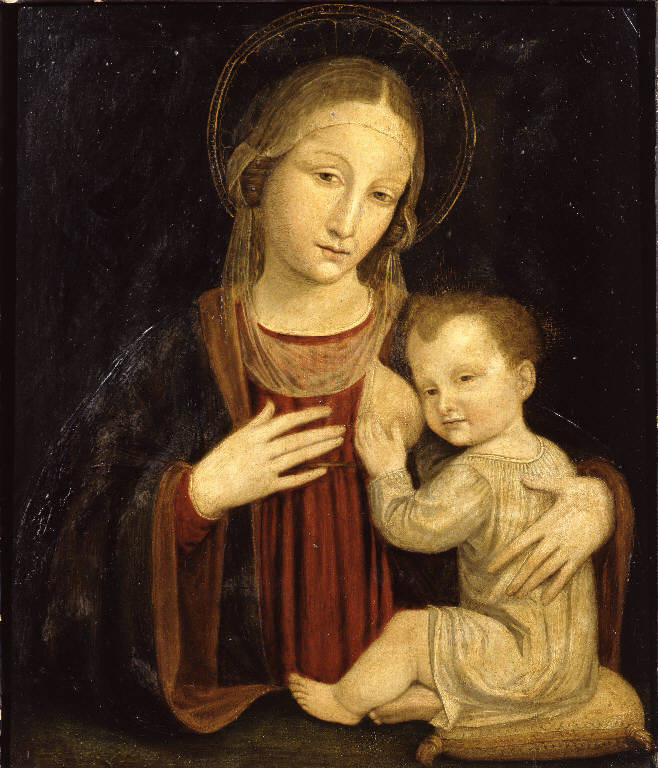 Madonna del latte (dipinto) - ambito lombardo (sec. XVI)