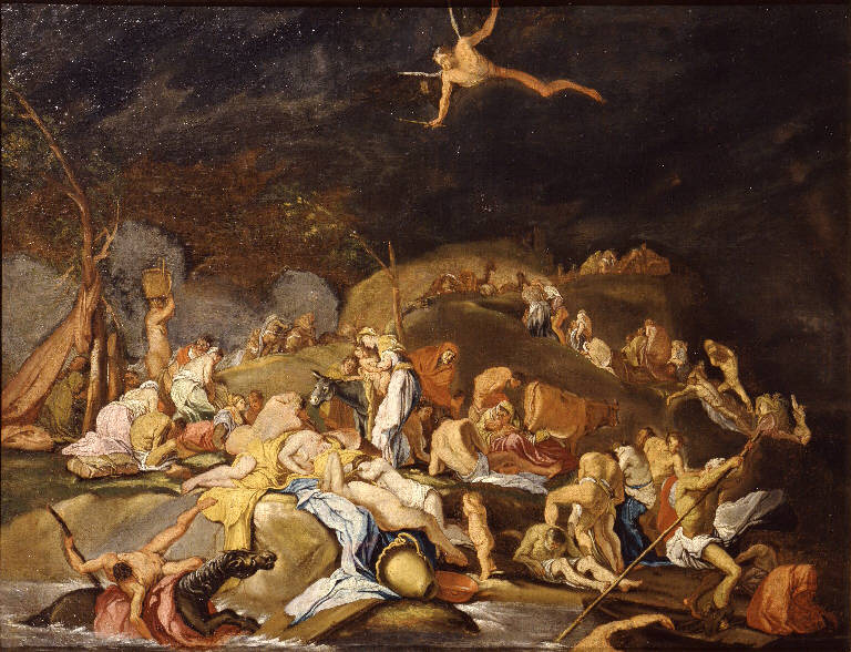 Diluvio universale (dipinto) di Carpioni Giulio (sec. XVII)