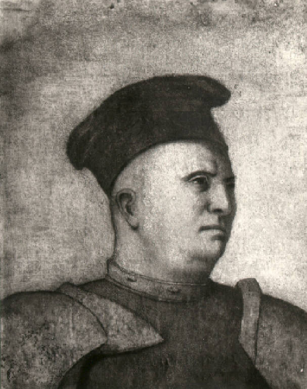 Ritratto di Nicolò Orsini da Pitigliano condottiero (dipinto, opera isolata) di Girolamo di Romano detto Romanino (inizio sec. XVI)