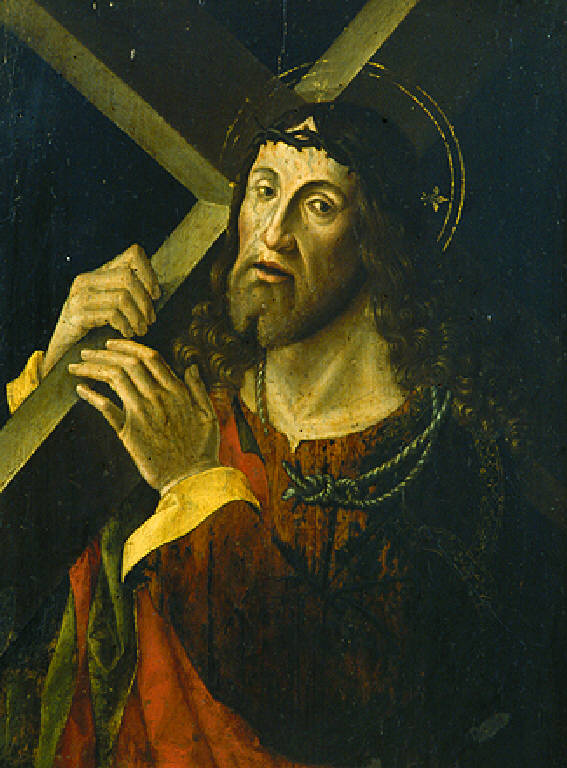 Cristo portacroce (dipinto, opera isolata) di Ferramola Floriano (secondo quarto sec. XVI)