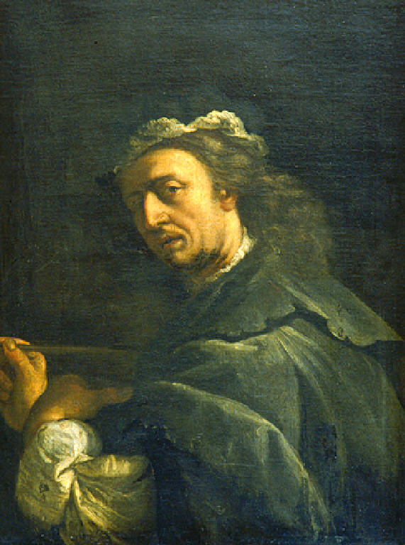Ritratto di Giuseppe Nuvolone pittore (dipinto, opera isolata) di Nuvolone Giuseppe (metà sec. XVII)