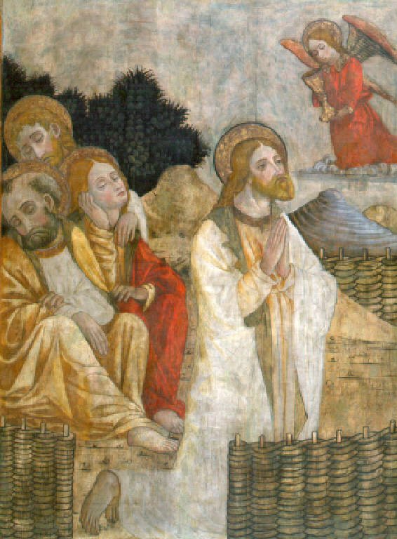 Orazione di Cristo nell'orto dei Gethsemani (dipinto, opera isolata) di Maestro di Santa Maria degli Angeli a Gardone Val Trompia (inizio sec. XVI)