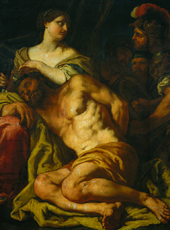 Sansone e Dalila (dipinto, opera isolata) di Loth Johann Carl (terzo quarto sec. XVII)