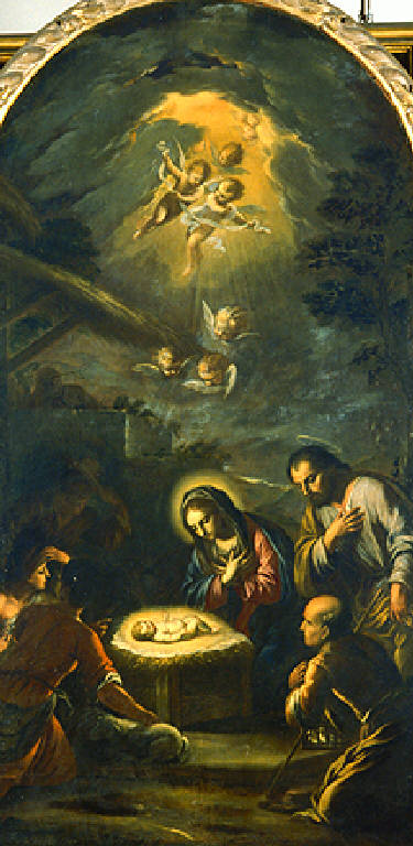Adorazione dei pastori (dipinto, opera isolata) di Paglia Francesco (ultimo quarto sec. XVII)