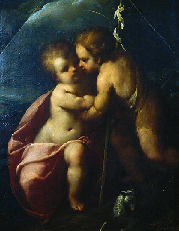 Gesù Bambino e San Giovannino (dipinto, opera isolata) di Nuvolone Giuseppe (terzo quarto sec. XVII)