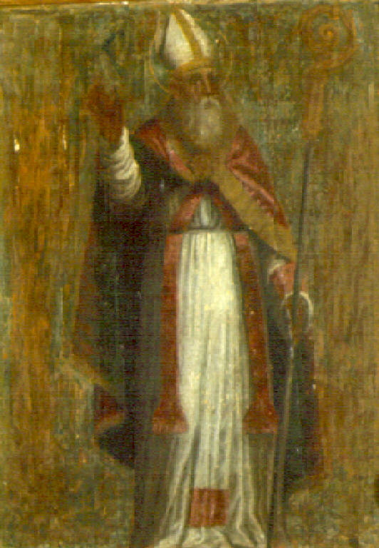 San Nicola da Bari (dipinto, opera isolata) di Ricchino Francesco (terzo quarto sec. XVI)
