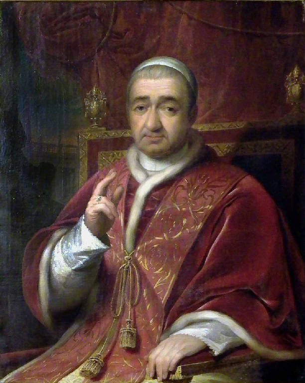 Ritratto di papa Gregorio XVI (dipinto, opera isolata) - ambito romano (secondo quarto sec. XIX)