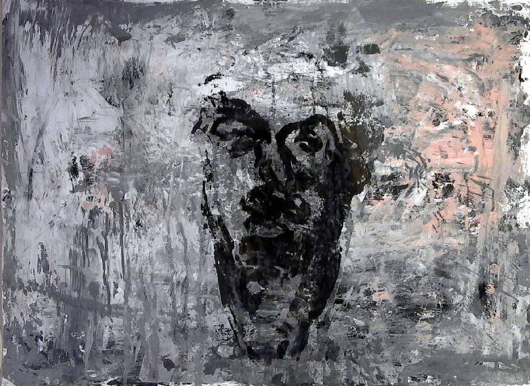 Solo, Ritratto maschile (dipinto, opera isolata) di Corna Beppe (sec. XX)