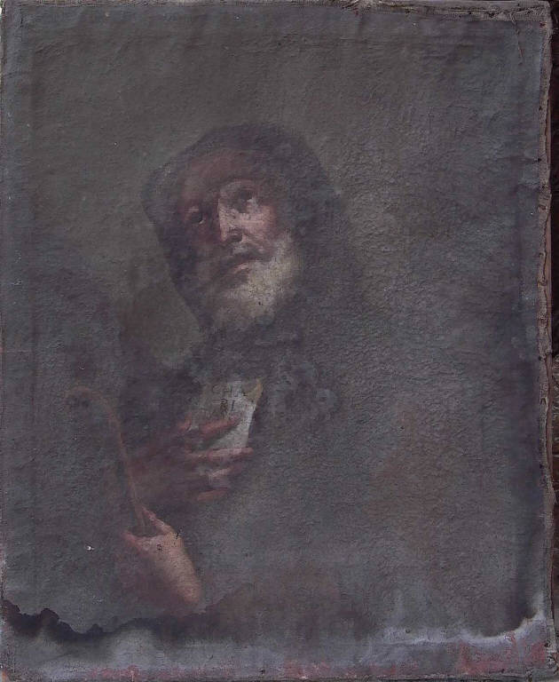 San Francesco di Paola (dipinto, opera isolata) - ambito bresciano (prima metà sec. XVIII)