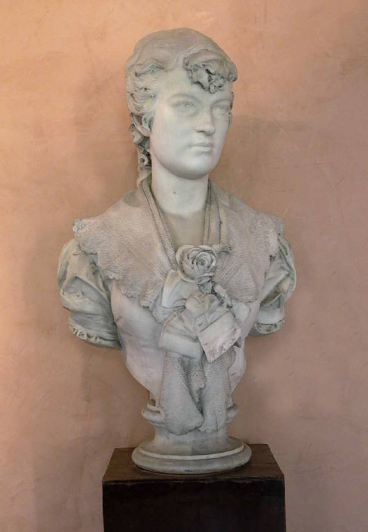 Busto femminile (busto, opera isolata) di Monari Carlo (sec. XIX)