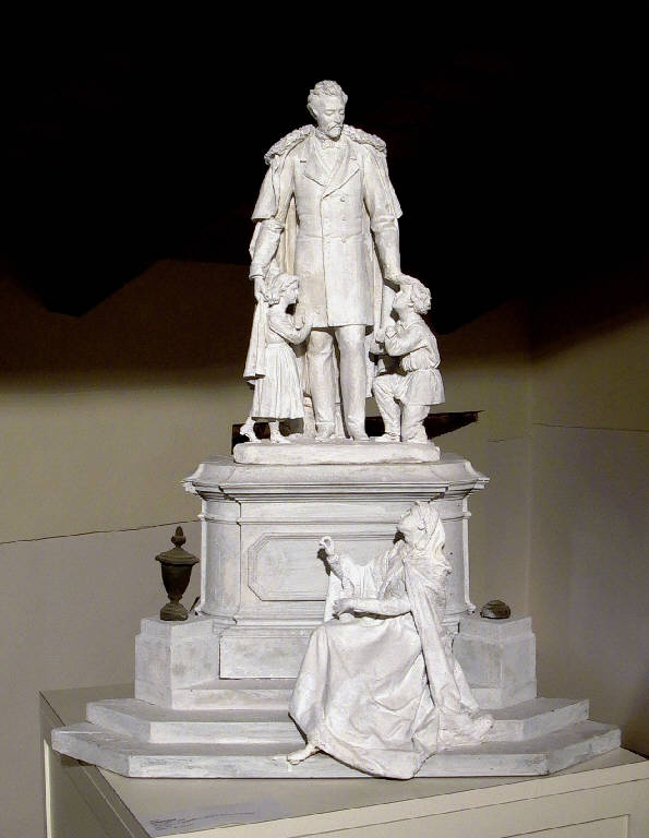 Monumento sepolcrale dei fratelli Bettolini (gruppo scultoreo, opera isolata) di Ricci Antonio (ultimo quarto sec. XIX)