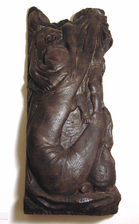 Maternità, Mamma con bambino (scultura, opera isolata) di Pelati Vittorio (sec. XX)