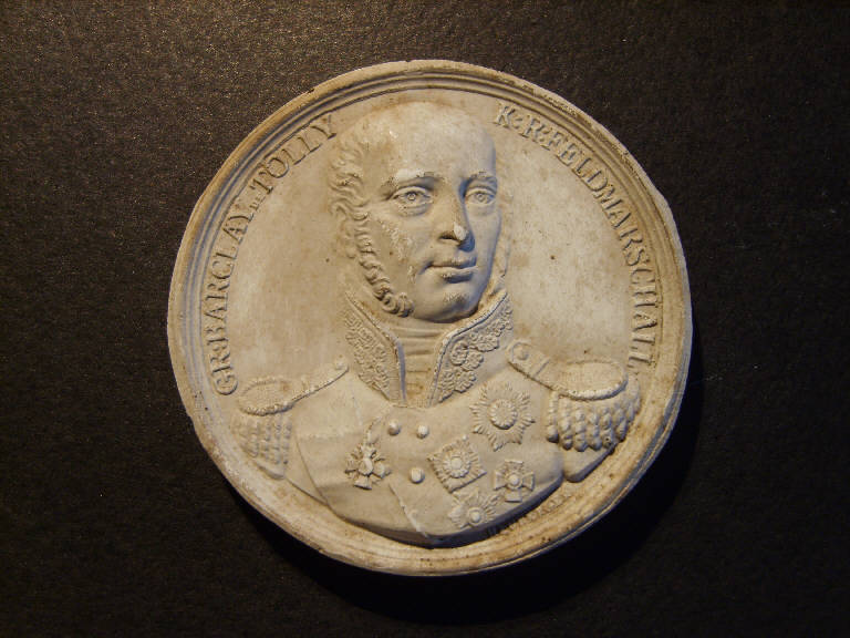Ritratto di Barclay de Tolly feldmaresciallo (calco, opera isolata) - ambito italiano (prima metà sec. XIX)