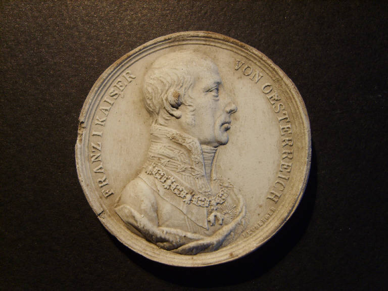 Ritratto di Francesco I imperatore (calco, opera isolata) - ambito italiano (prima metà sec. XIX)
