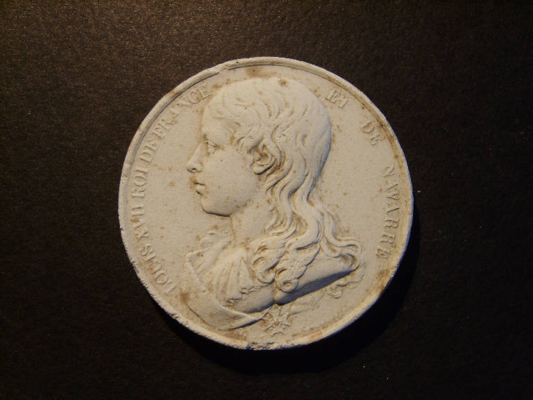 Ritratto di Luigi XVII re (calco, opera isolata) - ambito italiano (prima metà sec. XIX)