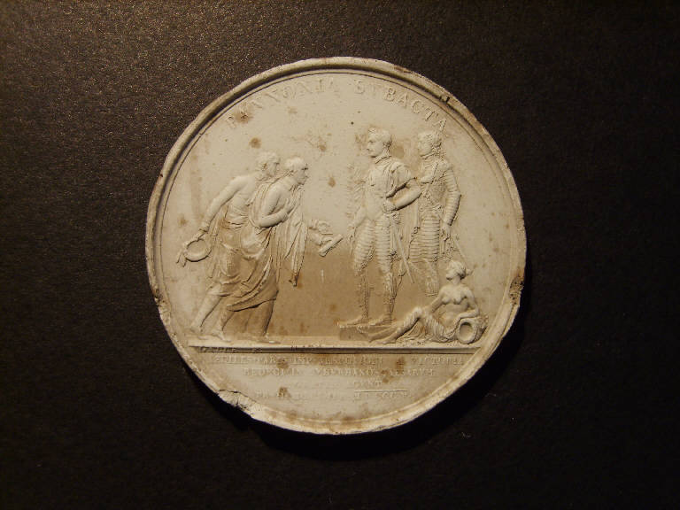 Allegoria dell'assoggettamento alla Pannonia (calco, opera isolata) - ambito italiano (prima metà sec. XIX)