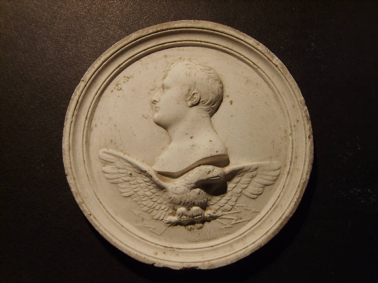 Ritratto di Napoleone Bonaparte (calco, opera isolata) - ambito italiano (prima metà sec. XIX)