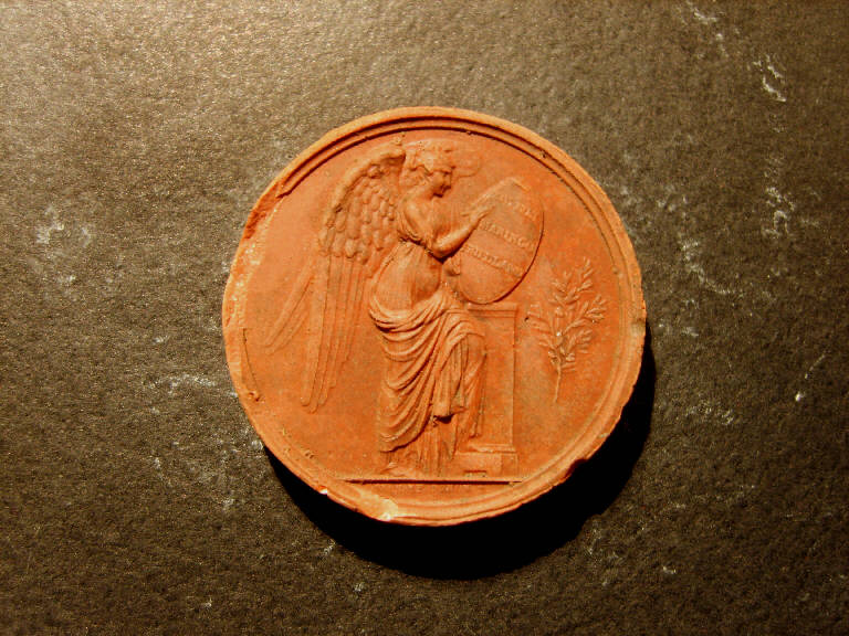 Vittoria alata (calco, opera isolata) - ambito italiano (prima metà sec. XIX)