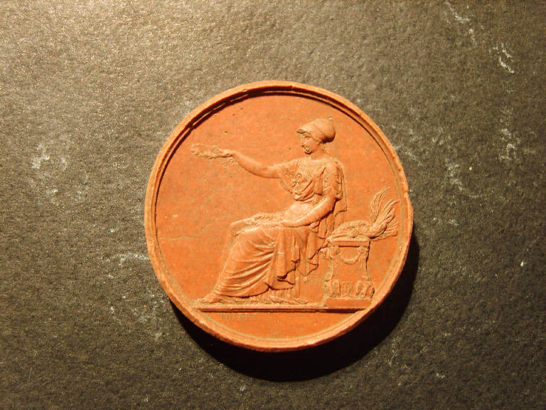 Allegoria della Gloria (calco, opera isolata) - ambito italiano (prima metà sec. XIX)