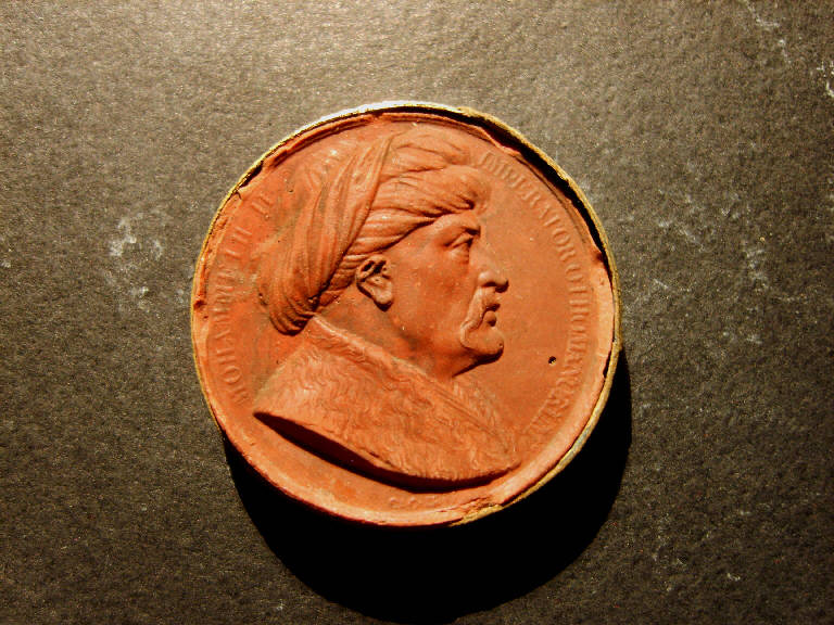 Ritratto di Maometto II (calco, opera isolata) - ambito italiano (prima metà sec. XIX)