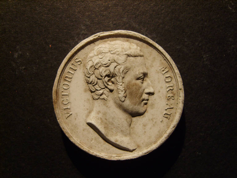 Ritratto di Victor Moreau (calco, opera isolata) - ambito italiano (prima metà sec. XIX)