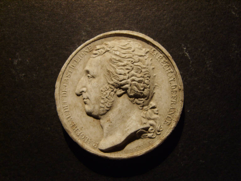 Ritratto di Pierre François Charles Augereau, duca di Castiglione (calco, opera isolata) - ambito italiano (prima metà sec. XIX)