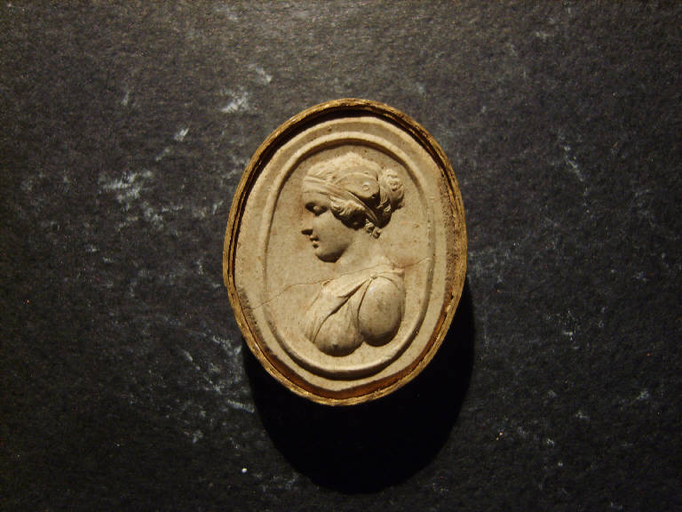 Busto femminile (calco, opera isolata) - ambito italiano (prima metà sec. XIX)