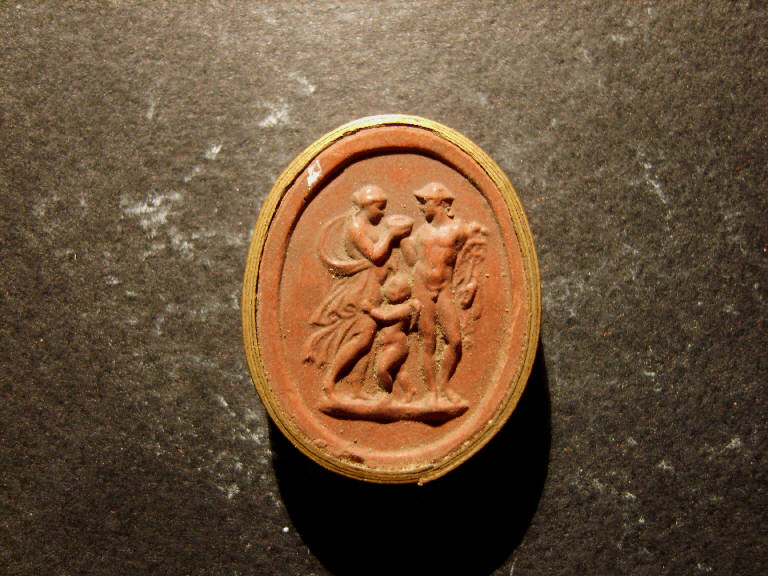 Mecurio, Venere e Cupido (calco, opera isolata) - ambito italiano (prima metà sec. XIX)