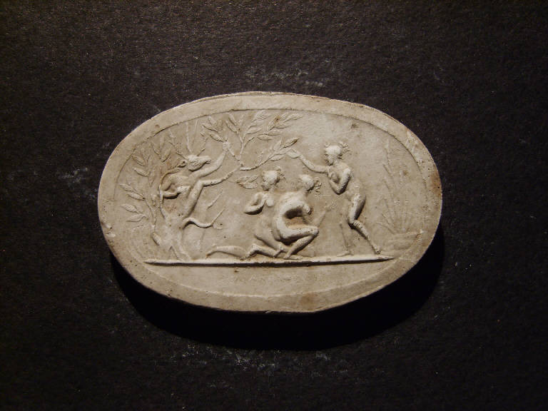 Diana e le ninfe sorprese da Atteone (calco, opera isolata) - ambito italiano (prima metà sec. XIX)