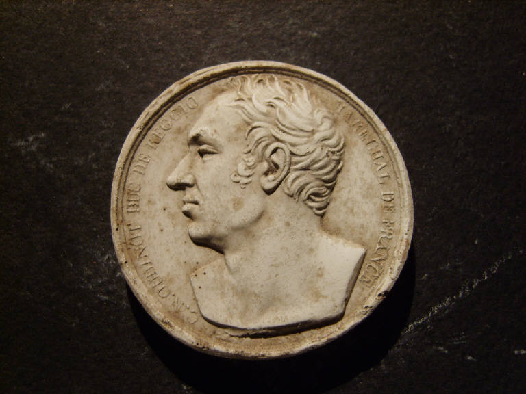 Ritratto di Oudinot duca di Reggio (calco, opera isolata) - ambito italiano (prima metà sec. XIX)