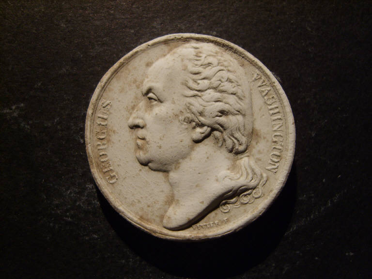 Ritratto di George Washington (calco, opera isolata) - ambito italiano (prima metà sec. XIX)