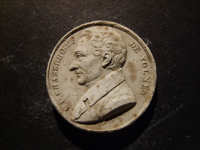 Ritratto di Constantin-François Chasseboeuf de La Giraudais, conte di Volney (calco, opera isolata) - ambito italiano (prima metà sec. XIX)