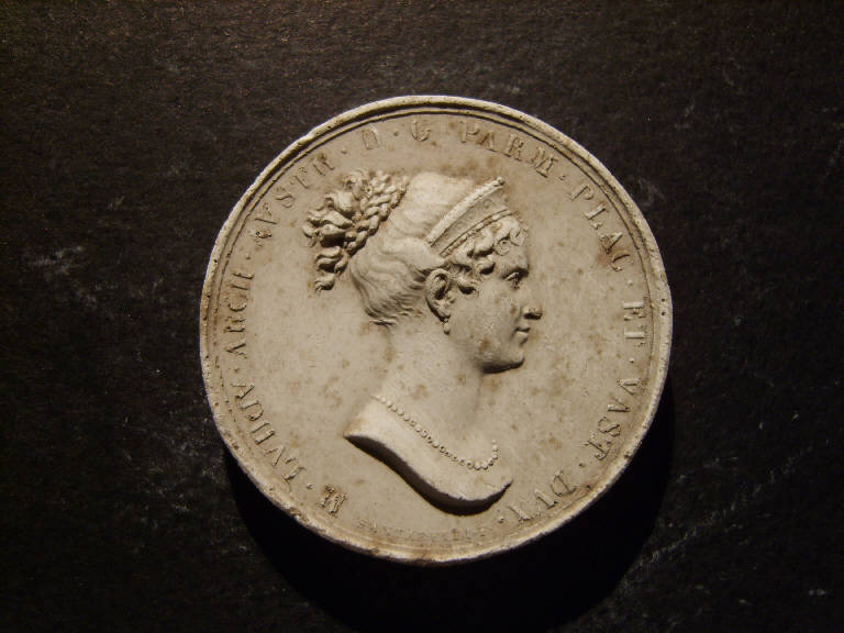 Ritratto di Maria Luigia arciduchessa d'Austria (calco, opera isolata) - ambito italiano (sec. XIX)