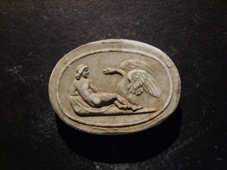 Leda e il cigno (calco, opera isolata) - ambito italiano (prima metà sec. XIX)