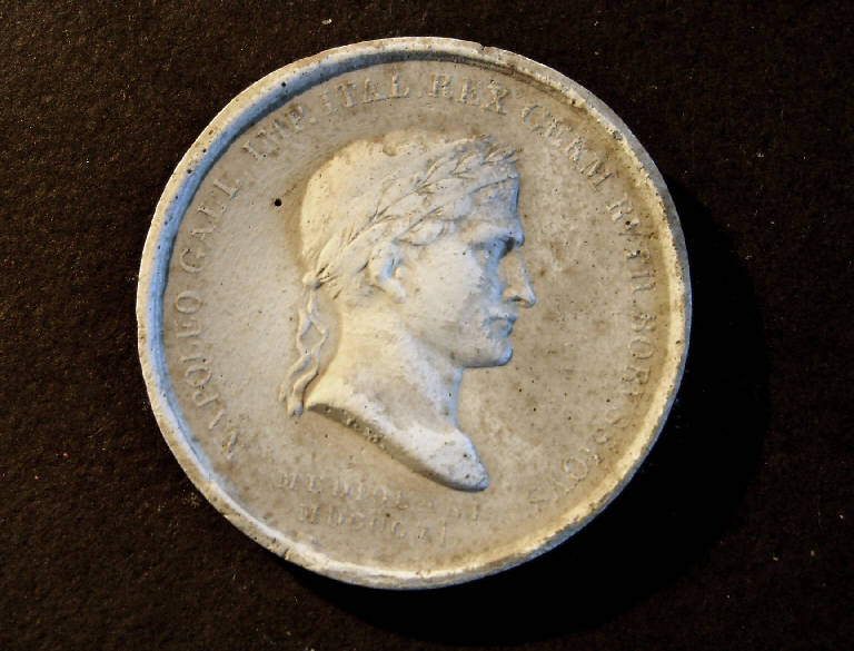 Ritratto di Napoleone Bonaparte imperatore e re (calco, opera isolata) - ambito italiano (prima metà sec. XIX)