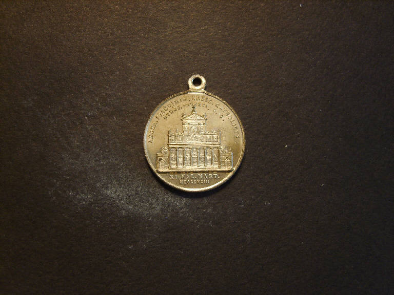 Ritratto di Leone XIII (medaglia, opera isolata) - ambito italiano (sec. XIX)