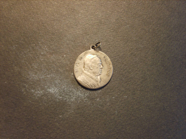 Ritratto di papa Pio XI/ Giubileo del 1925 (medaglia giubilare, opera isolata) - ambito italiano (sec. XX)