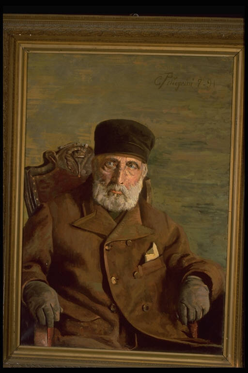 Ritratto di Luigi Meroni (dipinto) di Pellegrini, Carlo - ambito comasco (sec. XIX)