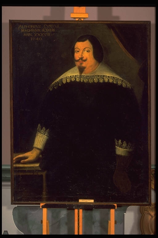 Ritratto di Alfonso Curti Maghini (dipinto) - ambito lombardo (sec. XVII)