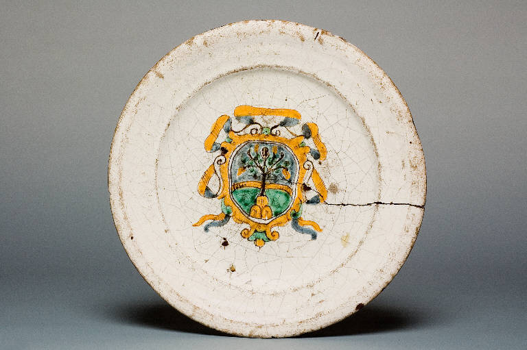 STEMMA (piatto) - manifattura faentina (fine sec. XVII (?))