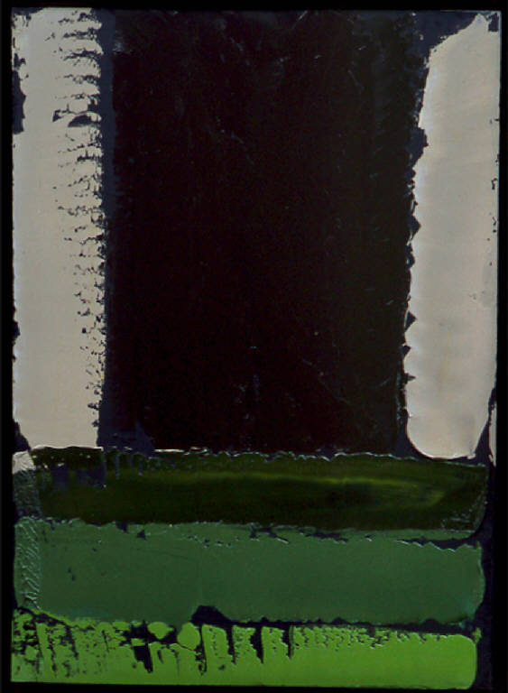 Nero, 1, PAESAGGIO (dipinto, opera isolata) di Congdon Grosvenor, William - ambito statunitense Action Painting (seconda metà sec. XX)