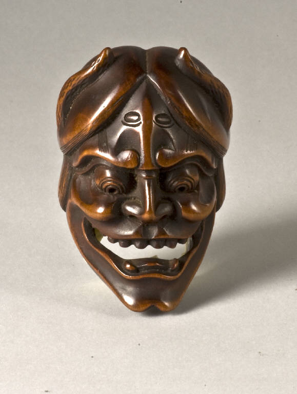 Maschera di Hannya, Maschera (scultura, opera isolata) di Shuzan (prima metà sec. XIX)