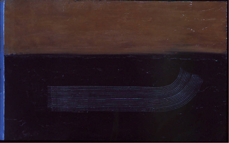 Terra Notte, 4, PAESAGGIO RURALE (dipinto, opera isolata) di Congdon Grosvenor, William - ambito statunitense Action Painting (seconda metà sec. XX)