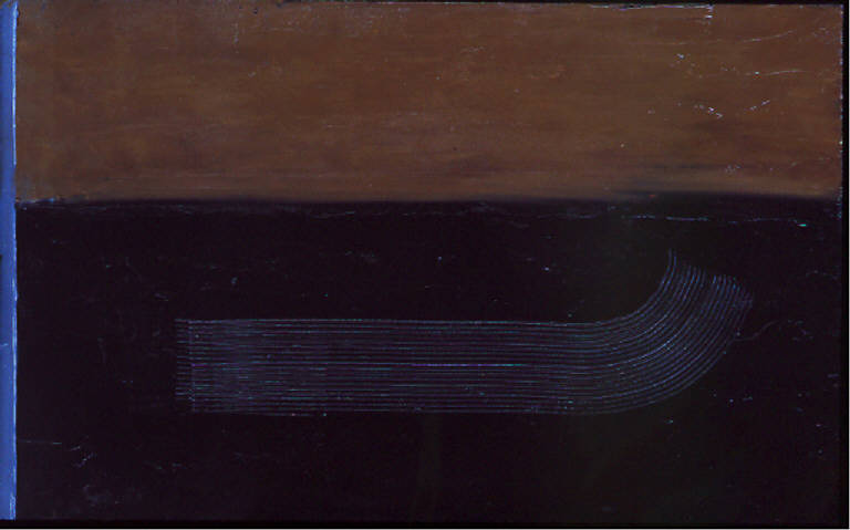 Terra Notte, 4, PAESAGGIO RURALE (dipinto, opera isolata) di Congdon Grosvenor, William - ambito statunitense Action Painting (seconda metà sec. XX)