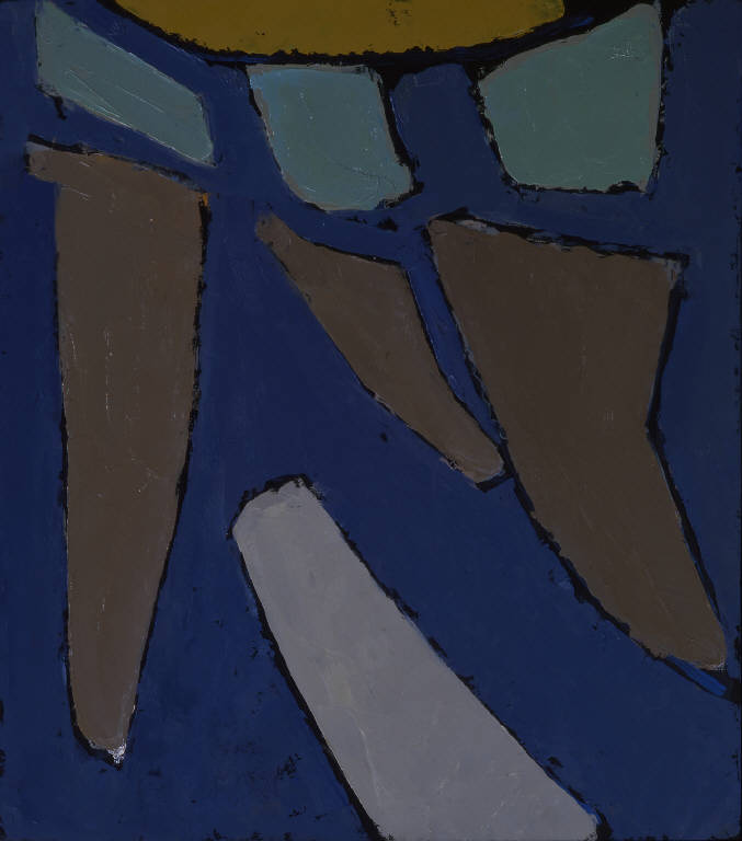 Ceresio (Lugano), 1, VEDUTA (dipinto, opera isolata) di Congdon Grosvenor, William - ambito statunitense Action Painting (seconda metà sec. XX)