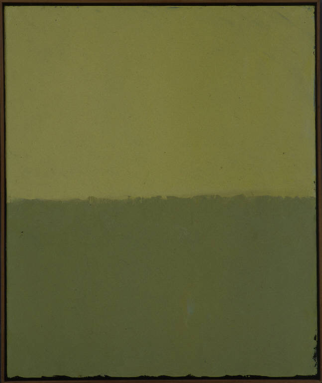Giallo, COMPOSIZIONE ASTRATTA (dipinto, opera isolata) di Congdon Grosvenor, William - ambito statunitense Action Painting (seconda metà sec. XX)