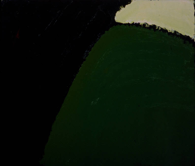 Querce e campo, PAESAGGIO RURALE (dipinto, opera isolata) di Congdon Grosvenor, William - ambito statunitense Action Painting (seconda metà sec. XX)