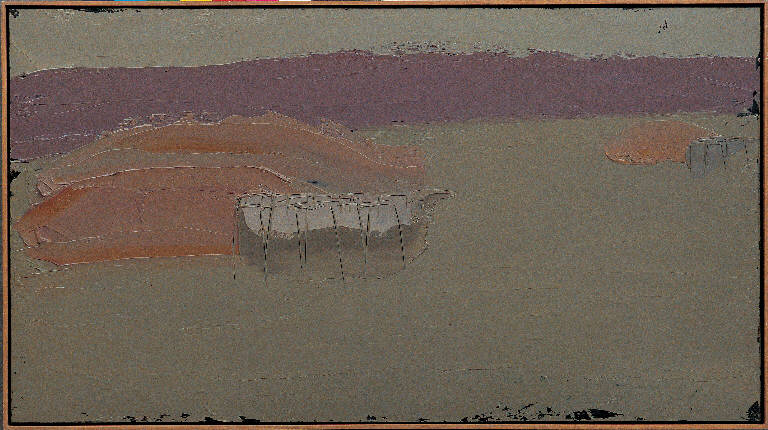 Deserto Yemen, 5, Paesaggio desertico (dipinto, opera isolata) di Congdon Grosvenor, William - ambito statunitense Action Painting (sec. XX)