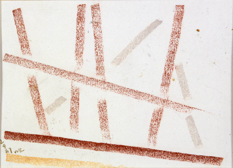 Riccione, VEDUTA (disegno, opera isolata) di Congdon Grosvenor, William - ambito statunitense Action Painting (seconda metà sec. XX)